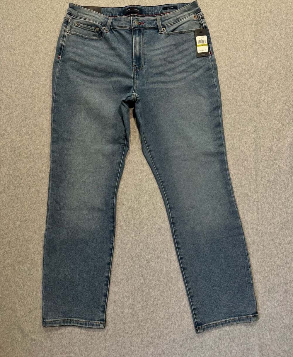 Tommy Hilfiger Raleigh Skinny Blue Jeans Size 14 New with Tags